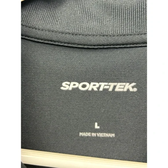 Sport-Tek‎ Polo Shirt Mens Large Black California Closets Logo Performance Golf - Picture 5 of 8
